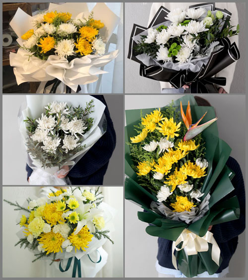 贵州黔西南州晴隆县光照镇野麦冲村白事花束代送